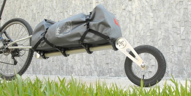 T2 Single Wheel Bicycle Trailer Cyclemiles