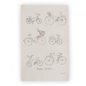 Poppy Treffry Bicycle Tea Towel