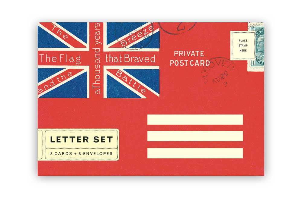 Union Jack Letter Set Cards with Envelopes