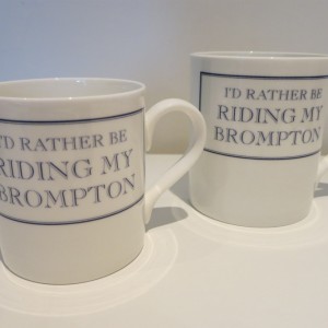 I'd Rather Be Riding My Brompton Bicycle Mug - Blue