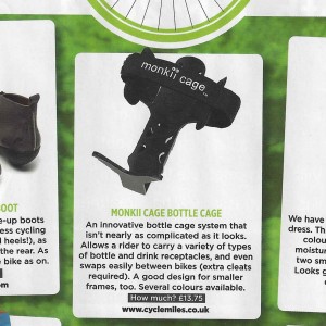 monkii cage Featured in Women's Cycling Magazine