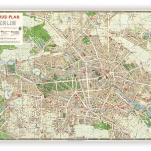 Map of Berlin Poster Paper