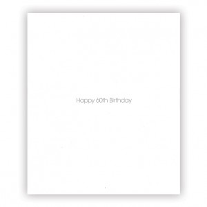 Happy 60th Birthday Bicycle Greeting Card