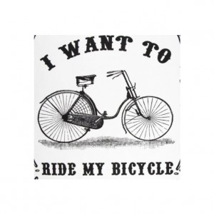 I Want to Ride my Bicycle Tea Towel