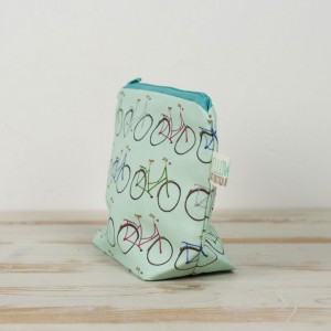 Yellowstone Mint Bicycle Makeup Bag