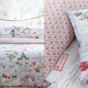 Paris King Size Bicycle Duvet Set