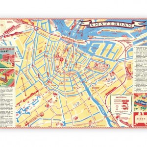 Map of Amsterdam Poster Paper