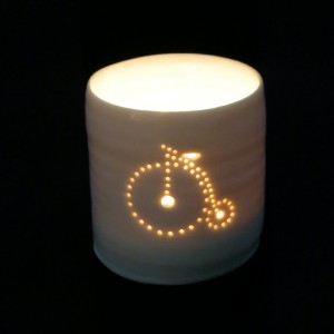 Luna Mini Penny Farthing Bicycle Tealight