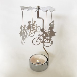 Bicycle Tealight Spinner