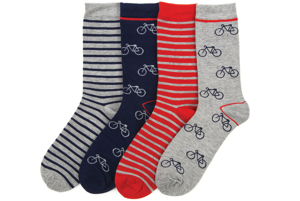 Men's Bamboo Bicycle Socks Gift Box | CycleMiles