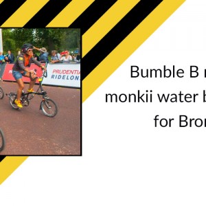 Bumble B review of monkii water bottle system for Brompton