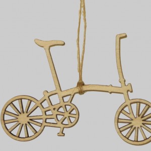 Wooden Brompton Bicycle Decorations