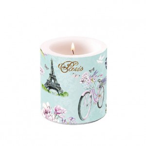 Paris Bicycle Candle