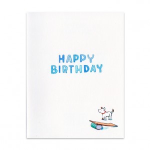 Five Boys Bicycle Birthday Card