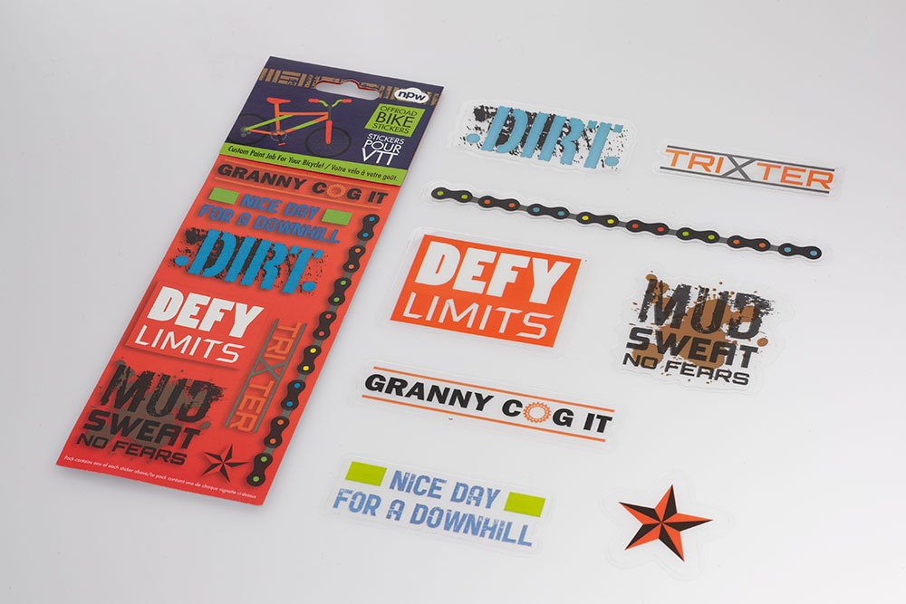 Mountain Bicycle Stickers