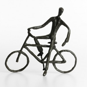 Iron Cycling Figurine