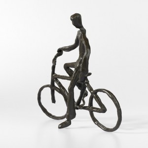 Iron Cycling Figurine