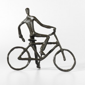 Iron Cycling Figurine