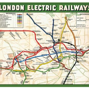 London Electric Railways Poster Paper