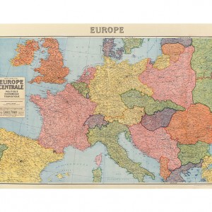 Map of Europe Poster Paper