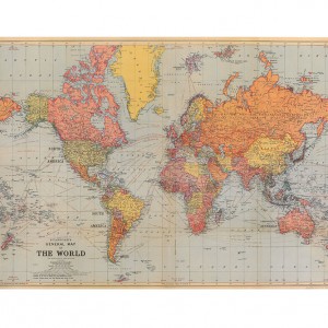 World Map Poster Paper